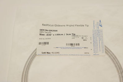 GR3506 ~ Ascent Radifocus Glidewire Angled Flexible Tip 0.035inch x 150cm (x)